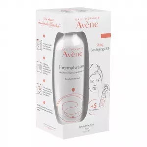 Avene термальная вода спрей 150 мл + 5 тканевых масок набор