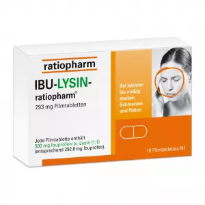 IBU-лизин-ratiopharm 293 мг таблетки с пленкой
