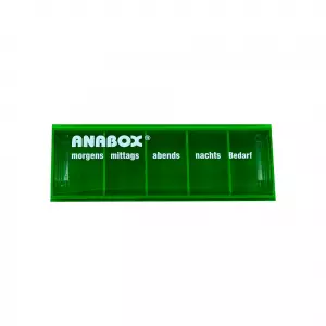 Anabox дневной ящик таблетки дозатор светло-зеленый