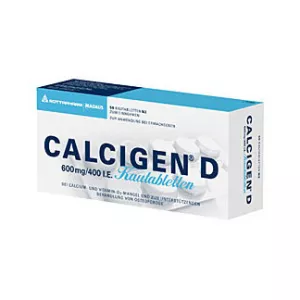 Calcigen D 600 мг/400 I. E. жевательные