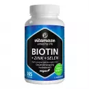 Biotin 10 mg hochdosiert+Zink+Selen Tabletten, Биотин 10 мг с содержанием селена и цинка, таблетки