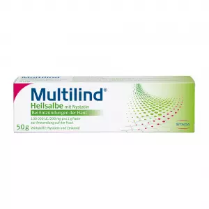 Multilind целебная мазь с нистатином и оксидом цинка