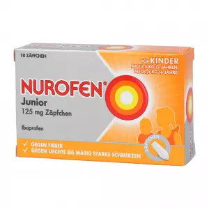 Nurofen Junior 125 mg, суппозитории