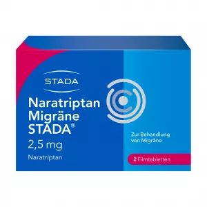 Naratriptan Migräne Stada 2,5 mg Filmtabletten, таблетки с пленкой