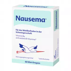 Nausema, Наусема, комплекс витаминов В для беременных, драже