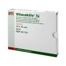 Vliwactive AG активированный уголь тампонада с серебром 10x10 см