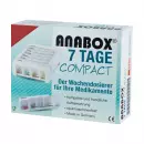 Anabox 7 дней компактная коробка для лекарств белый - Anabox 7 дней компактная коробка для лекарств белый