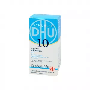 DR. Schüßler соль Biochiemie 10 Natrium sulfuricum D3