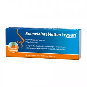 Бромелайн Таблетки Hysan Желудочный Сок Устойчивые Таблетки