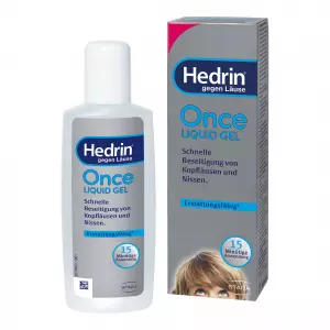 Жидкий гель Hedrin Once против головных вшей и гнид