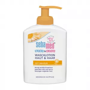 Sebamed Baby & Kid лосьон для мытья кожи и волос с календулой
