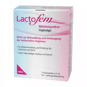 Lactofem Молоко Säurekur Vaginalgel