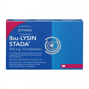 Таблетки с пленкой Ibu-ЛИЗИН STADA по 400 мг
