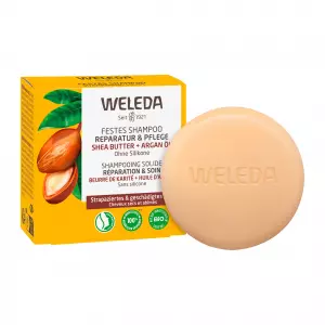Восстанавливающий и кондиционирующий твердый шампунь Weleda