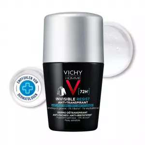 Дезодорант Vichy Homme Roll-on 72h для защиты от пятен Invisible