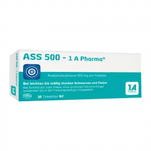 ASS 500 1A фармацевтические таблетки
