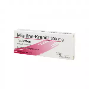 Migräne-Kranit 500 mg Tabletten, Мигрень-Кранит 500 мг, таблетки