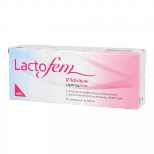 Lactofem Milchsäure Vaginalzäpfchen, вагинальные суппозитории