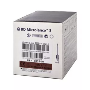 BD Microlance канюля 26 г 1/2 0,45x13 мм