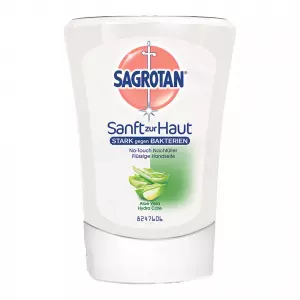 Sagrotan No-Touch Autom. Seifenspender Nachfüller Aloe Vera, картридж для дозатора мыла, запах Алоэ Вера